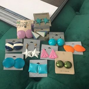 Vintage Retro 1970’s Clip-on Earrings Collection